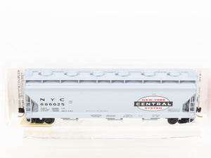 N Micro-Trains MTL 93030 NYC New York Central ACF 3-Bay Covered Hopper #886025