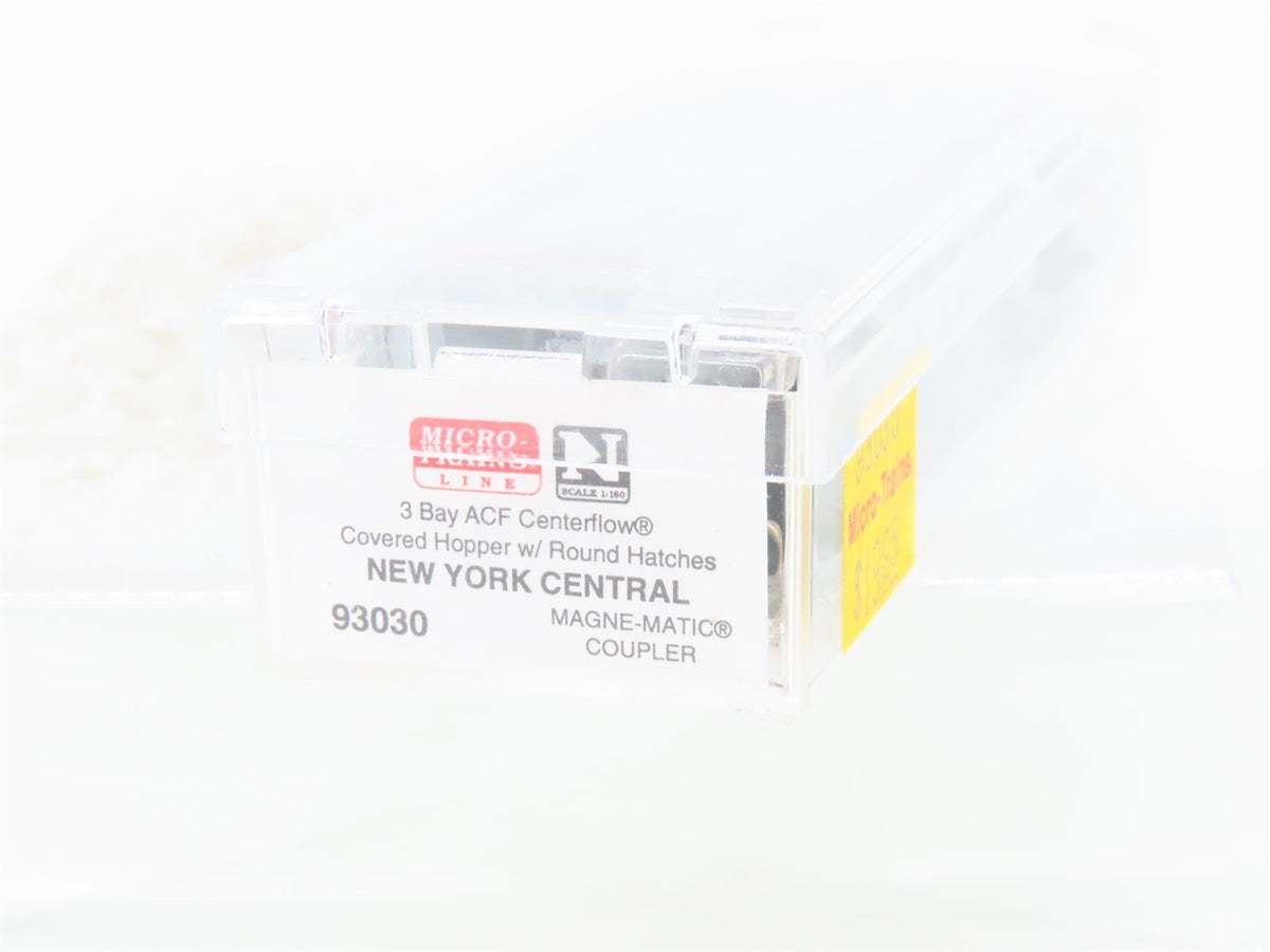 N Micro-Trains MTL 93030 NYC New York Central ACF 3-Bay Covered Hopper #886025