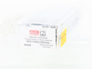 N Micro-Trains MTL 93030 NYC New York Central ACF 3-Bay Covered Hopper #886025