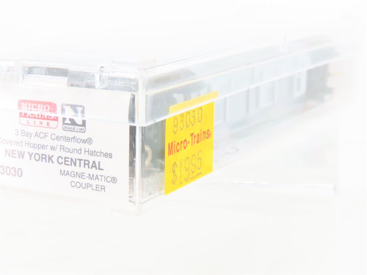 N Micro-Trains MTL 93030 NYC New York Central ACF 3-Bay Covered Hopper #886025