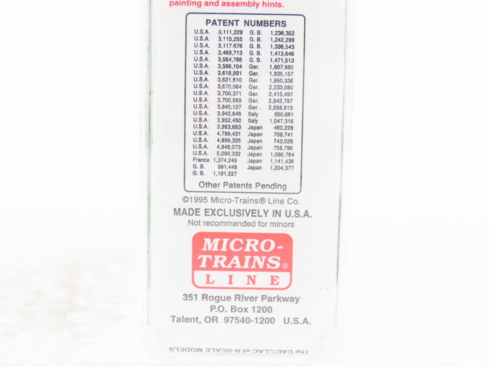 N Micro-Trains MTL 93020 BN Burlington Northern ACF 3-Bay Covered Hopper #459385