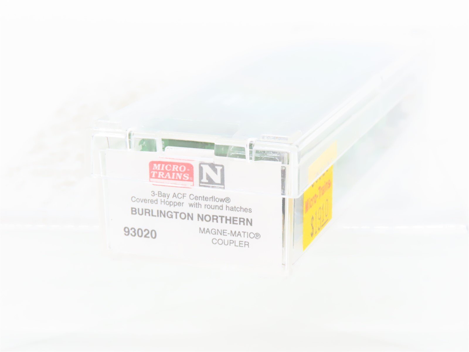 N Micro-Trains MTL 93020 BN Burlington Northern ACF 3-Bay Covered Hopper #459385