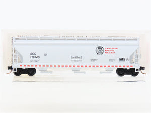 N Micro-Trains MTL 94140 SOO / CP Canadian Pacific 3-Bay Covered Hopper #119145