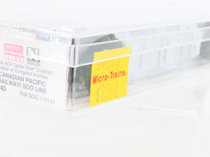 N Micro-Trains MTL 94140 SOO / CP Canadian Pacific 3-Bay Covered Hopper #119145