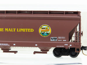N Micro-Trains MTL 94130 PMLX Prairie Malt Limited 3-Bay Covered Hopper #1011