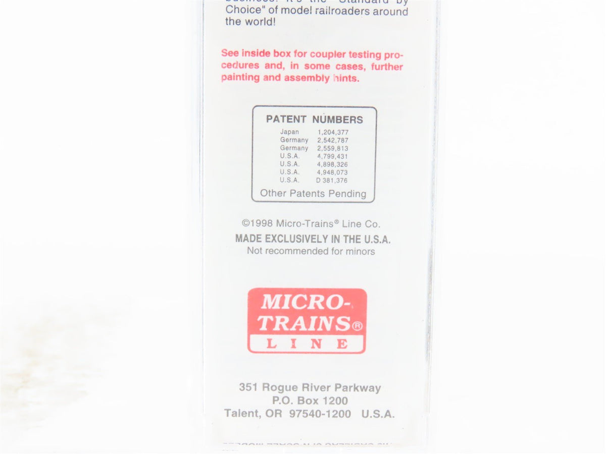 N Scale Micro-Trains MTL 94120 UP &quot;We will deliver&quot; 3-Bay Covered Hopper #90802