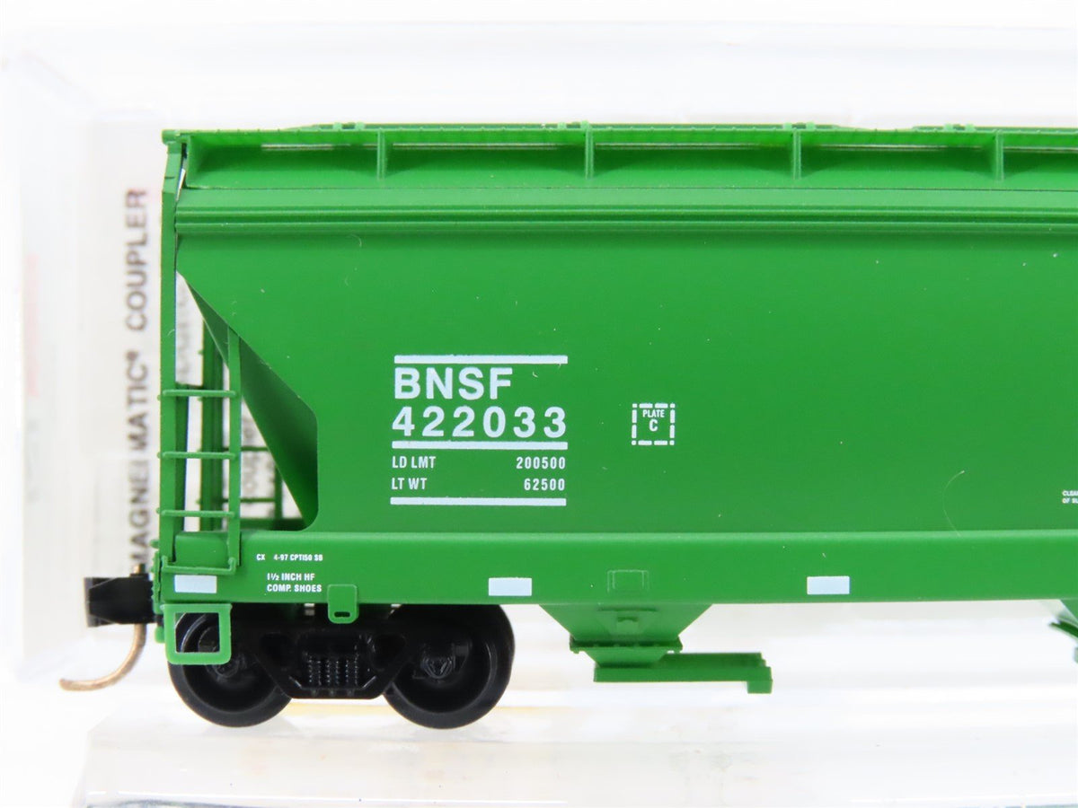 N Scale Micro-Trains MTL 94110 BNSF Railway 3-Bay Covered Hopper #422033