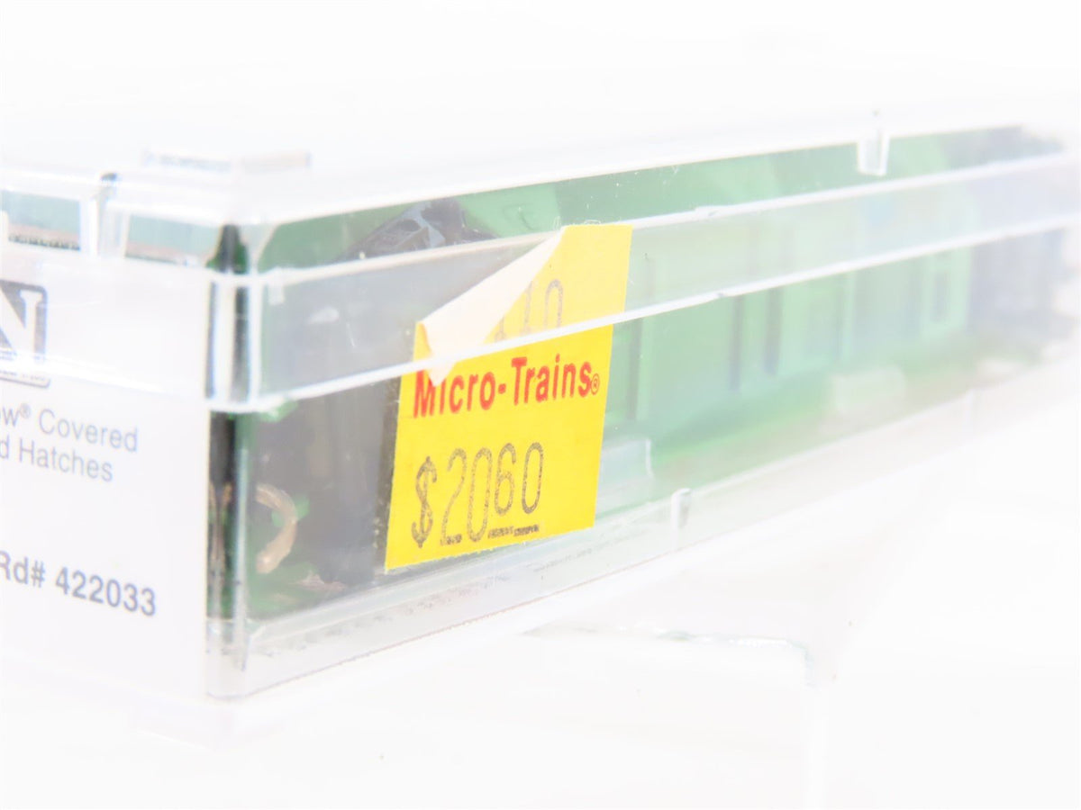 N Scale Micro-Trains MTL 94110 BNSF Railway 3-Bay Covered Hopper #422033