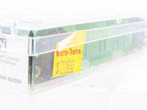 N Scale Micro-Trains MTL 94110 BNSF Railway 3-Bay Covered Hopper #422033