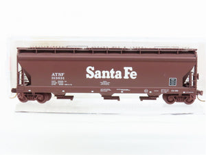N Scale Micro-Trains MTL 94100 ATSF Santa Fe ACF 3-Bay Covered Hopper #313831
