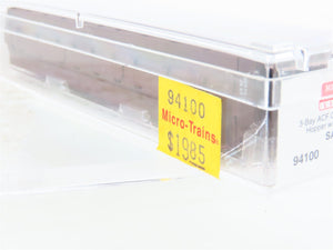 N Scale Micro-Trains MTL 94100 ATSF Santa Fe ACF 3-Bay Covered Hopper #313831
