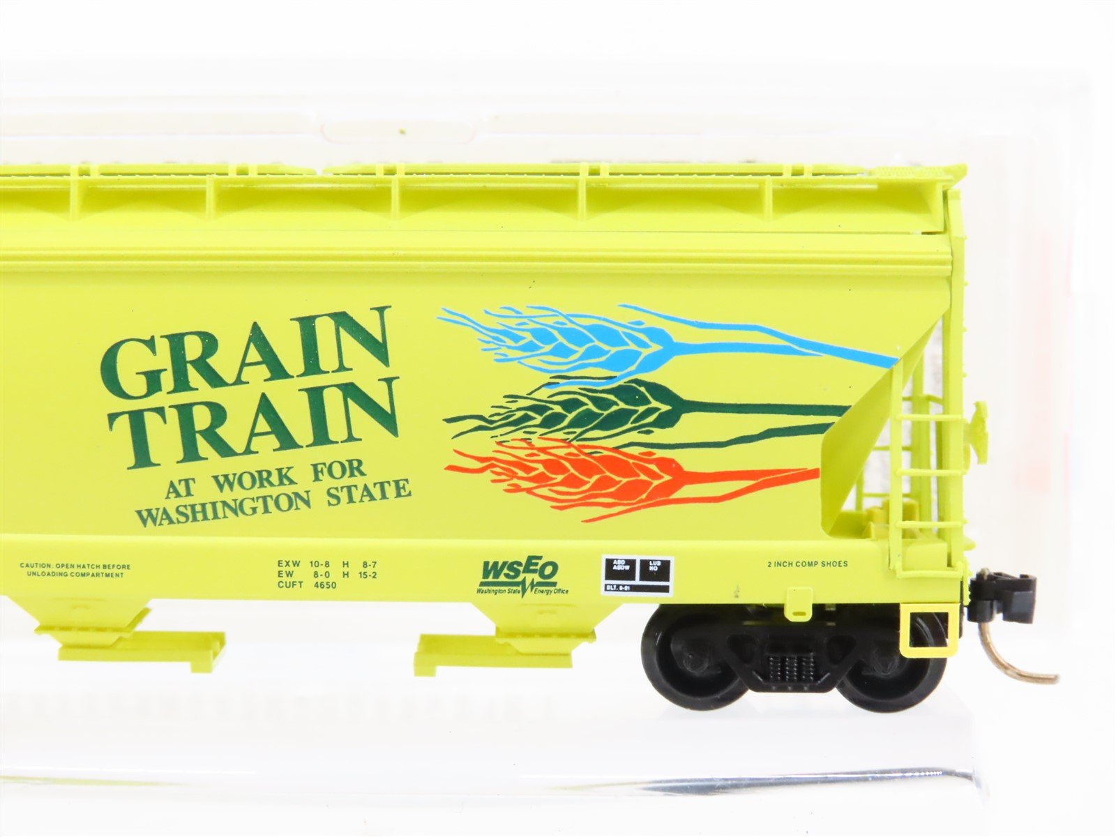 N Micro-Trains MTL 94070 BLMR Washington Grain Train 3-Bay Covered Hopper #1018
