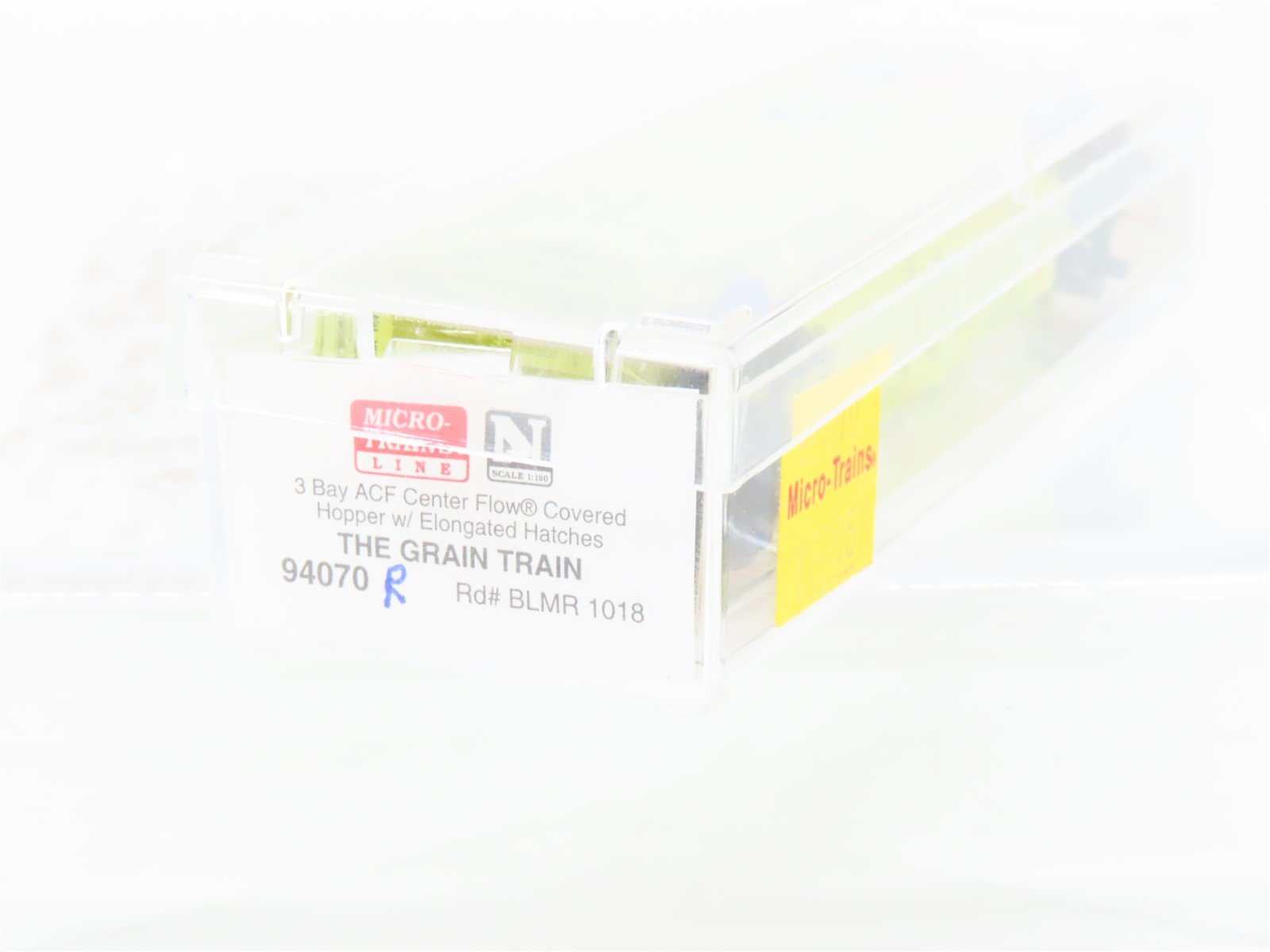 N Micro-Trains MTL 94070 BLMR Washington Grain Train 3-Bay Covered Hopper #1018