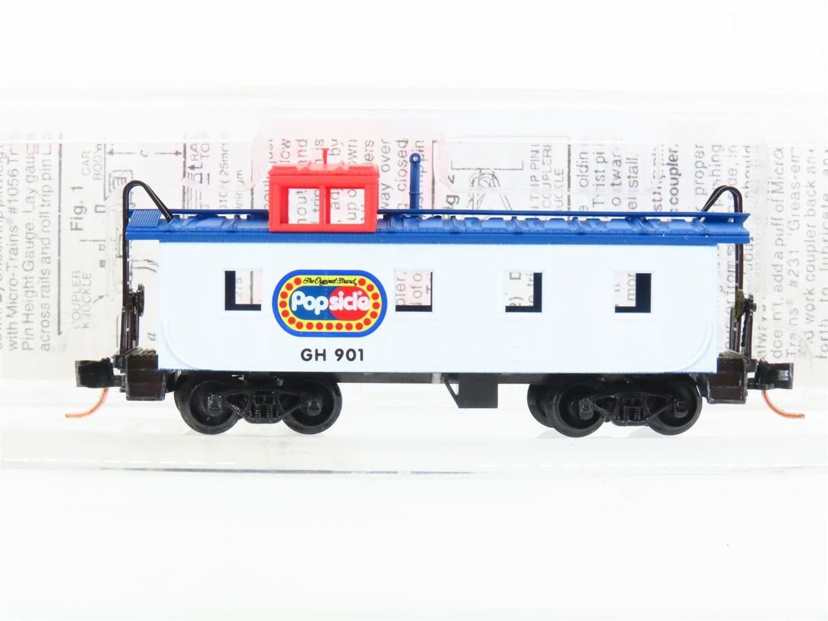 N Scale Micro-Trains MTL 100130 GN Popsicle Offset Cupola Steel Caboose #901