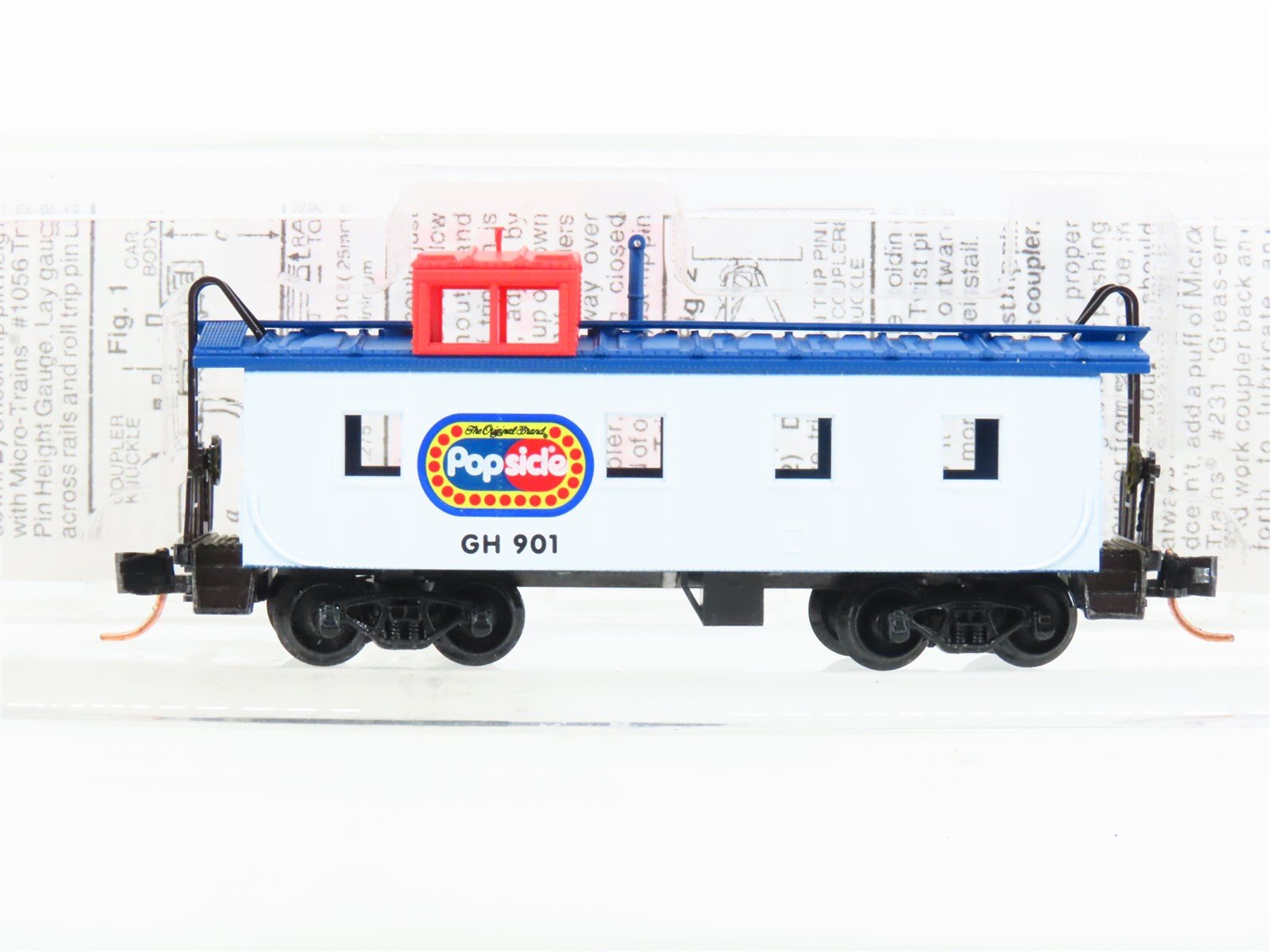 N Scale Micro-Trains MTL 100130 GN Popsicle Offset Cupola Steel Caboose #901