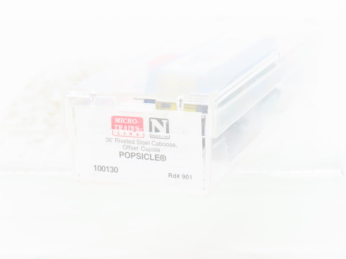 N Scale Micro-Trains MTL 100130 GN Popsicle Offset Cupola Steel Caboose #901