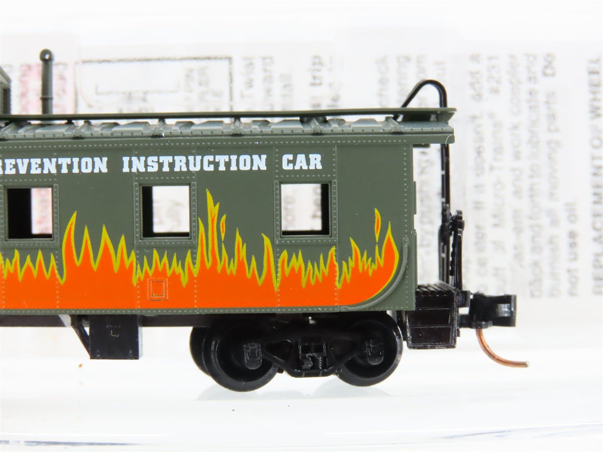 N Scale Micro-Trains MTL 100100 Smokey Bear Offset Cupola Caboose #X62000
