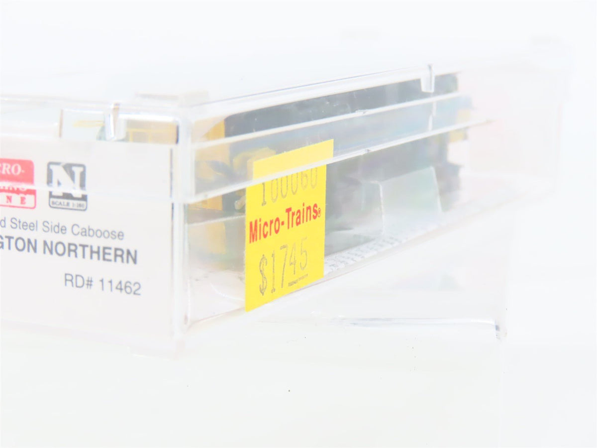 N Micro-Trains MTL 100060 BN Burlington Northern Offset Cupola Caboose #11462
