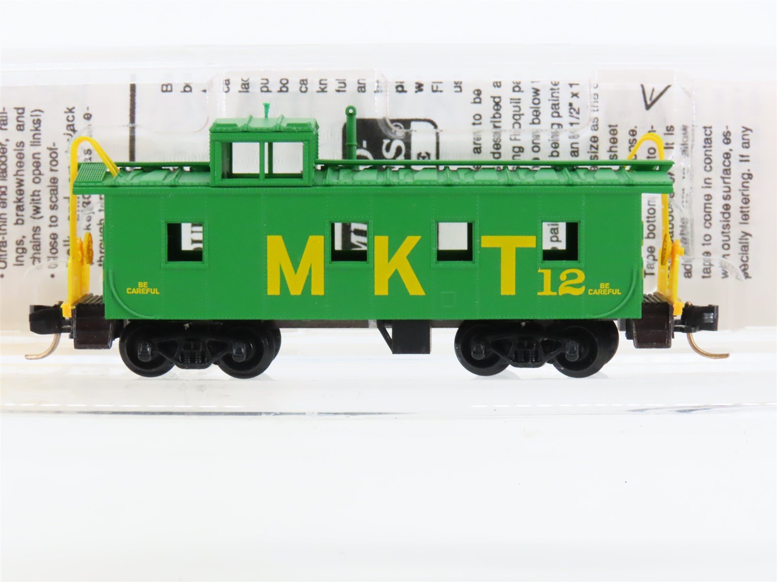 N Micro-Trains MTL 100040 MKT Missouri-Kansas-Texas Offset Cupola Caboose #12