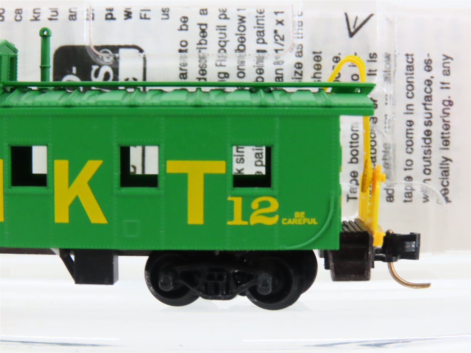 N Micro-Trains MTL 100040 MKT Missouri-Kansas-Texas Offset Cupola Caboose #12