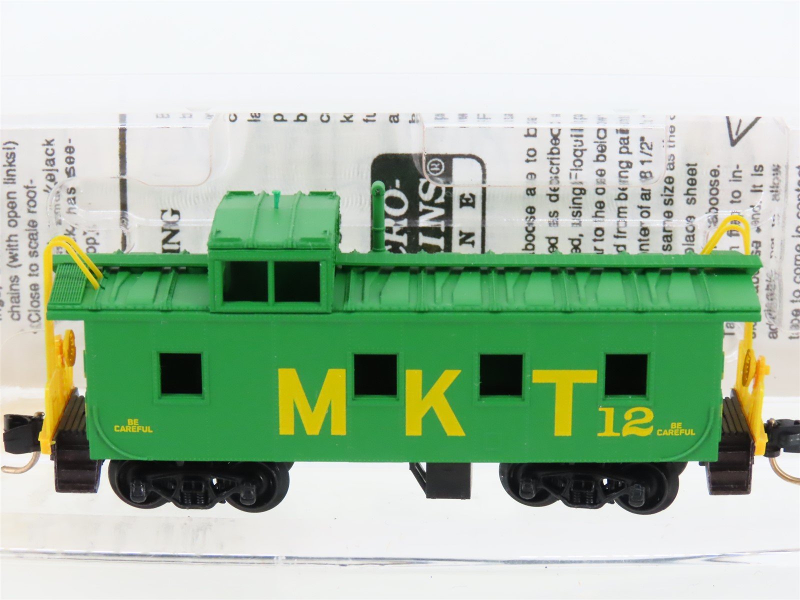 N Micro-Trains MTL 100040 MKT Missouri-Kansas-Texas Offset Cupola Caboose #12