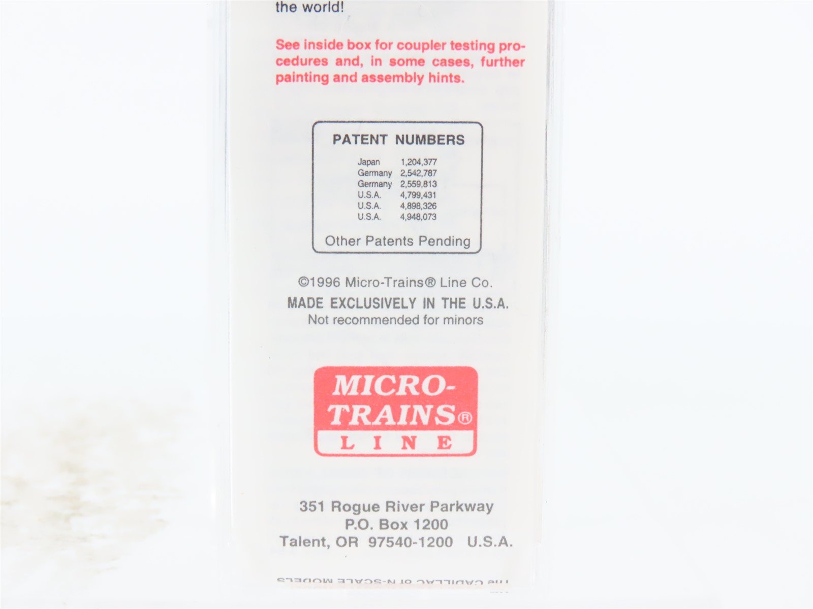 N Micro-Trains MTL 100040 MKT Missouri-Kansas-Texas Offset Cupola Caboose #12