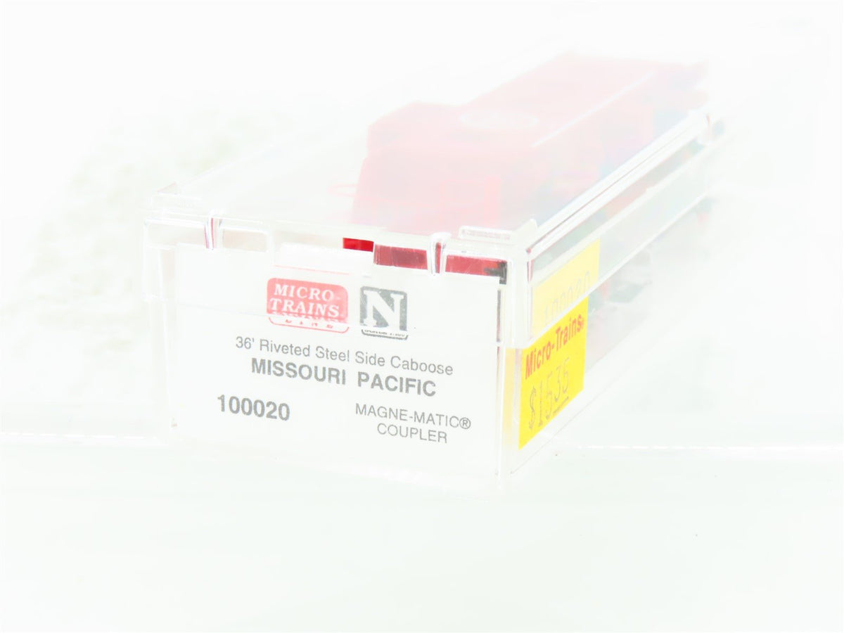 N Micro-Trains MTL 100020 MP Missouri Pacific Lines Offset Cupola Caboose #13075