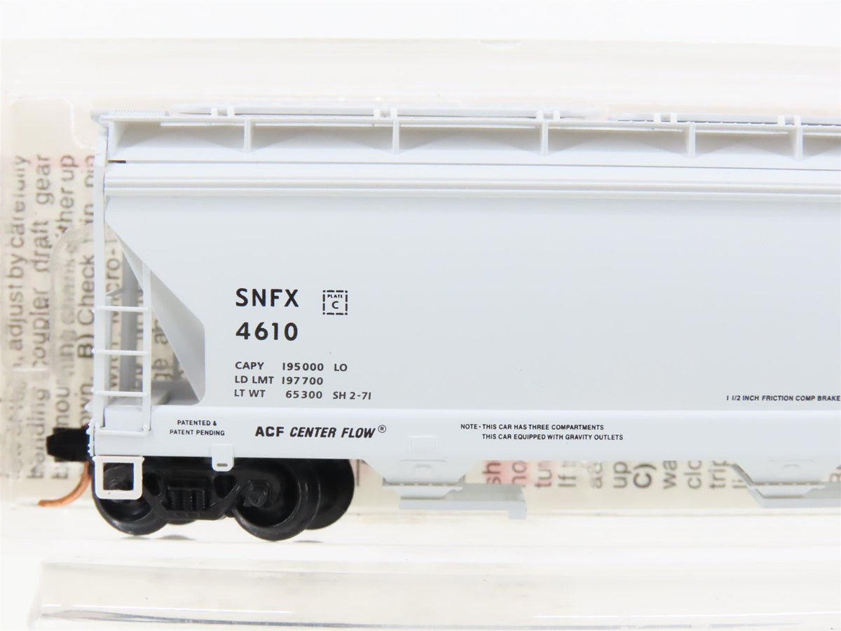 N Scale Micro-Trains MTL 94210 SNFX Shell Oil ACF 3-Bay Covered Hopper #4610