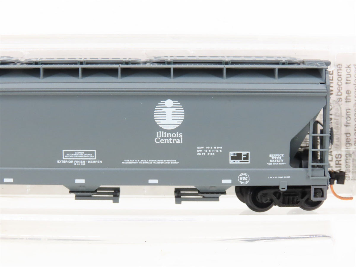 N Micro-Trains MTL 94200 IC Illinois Central ACF 3-Bay Covered Hopper #799623