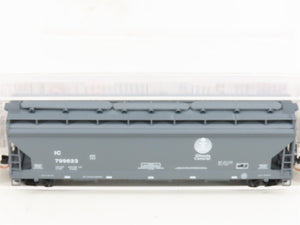 N Micro-Trains MTL 94200 IC Illinois Central ACF 3-Bay Covered Hopper #799623
