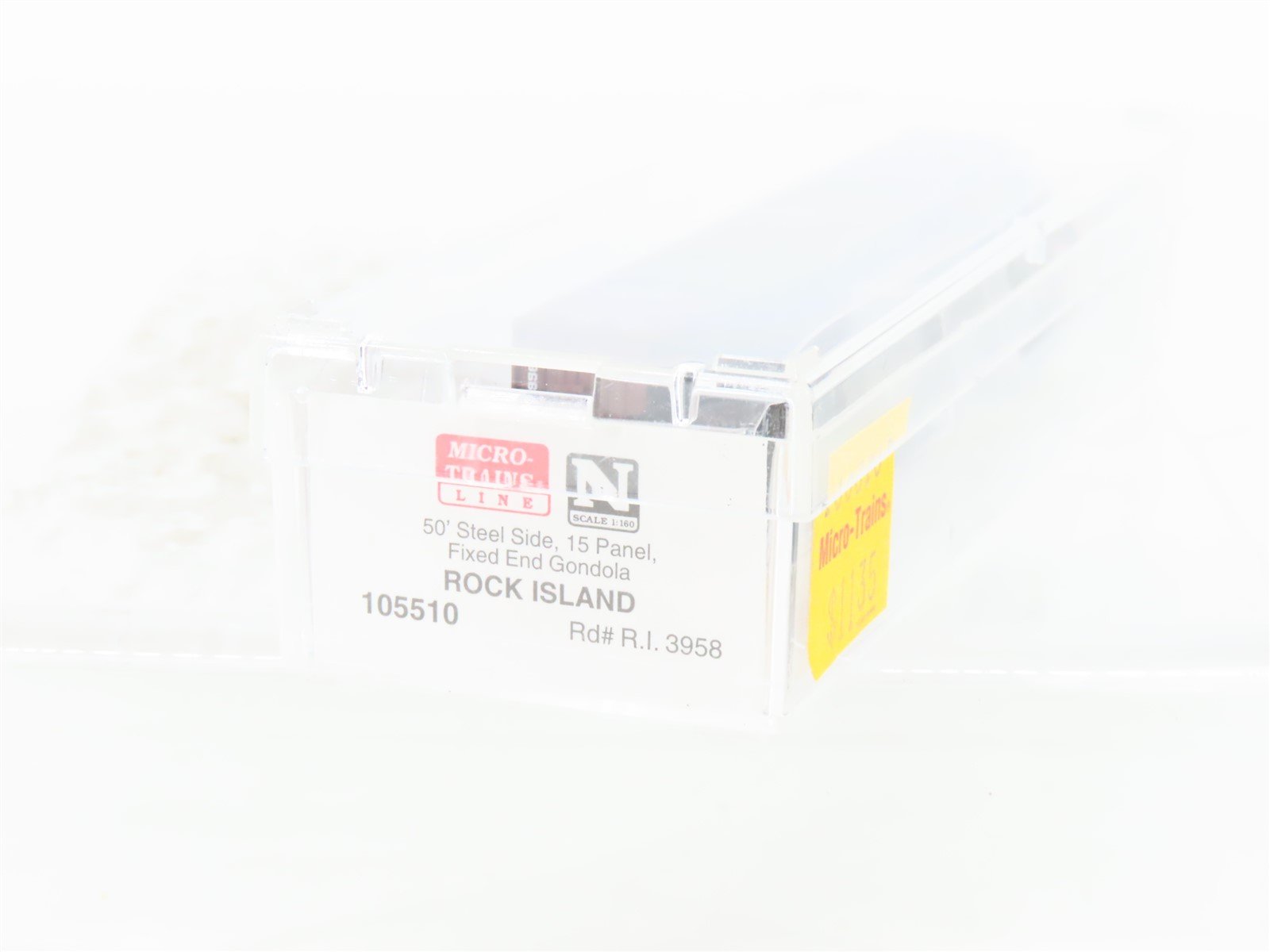 N Scale Micro-Trains MTL 105510 RI Rock Island 50' Fixed End Gondola #3958