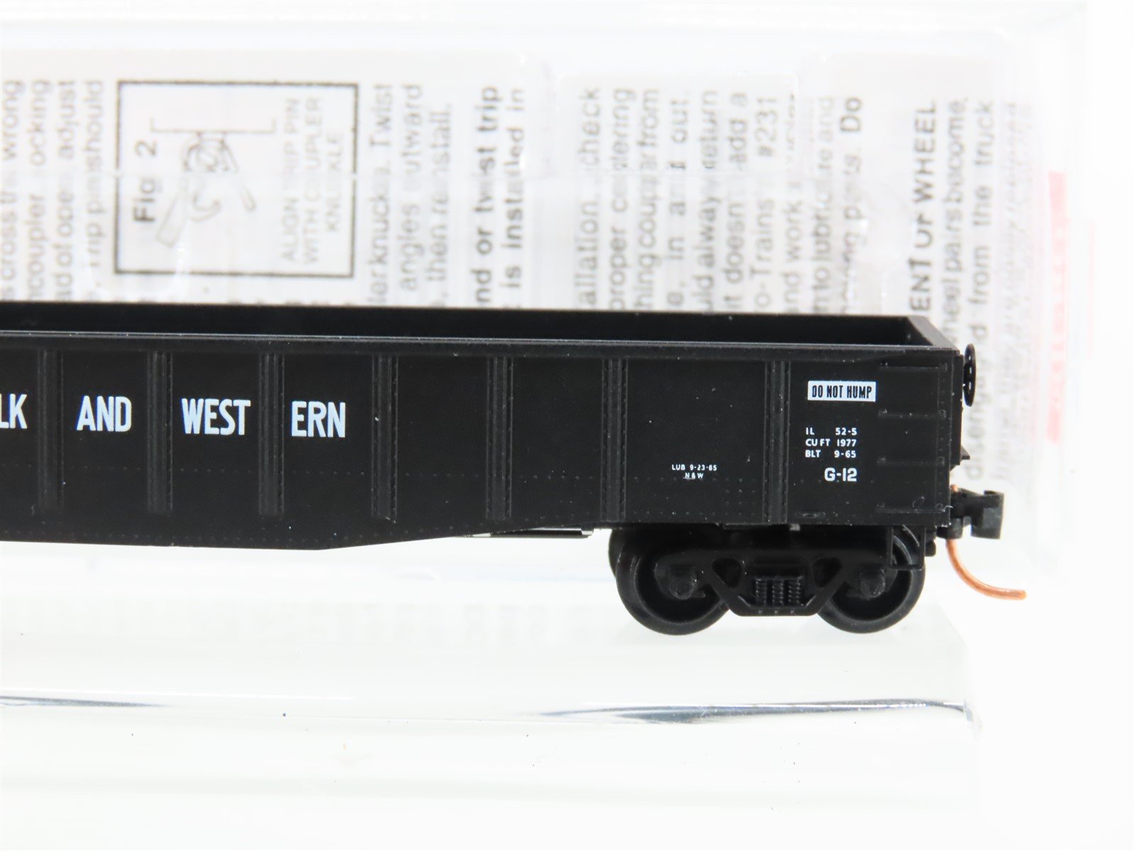 N Micro-Trains MTL 105080 N&W Norfolk & Western 50' Fixed End Gondola #98863