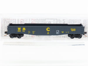 N Scale Micro-Trains MTL 105070 WM Chessie System 50' Fixed End Gondola #58004