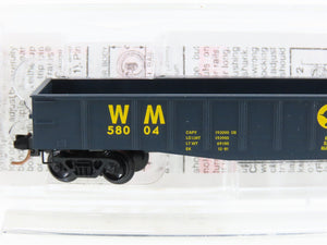 N Scale Micro-Trains MTL 105070 WM Chessie System 50' Fixed End Gondola #58004