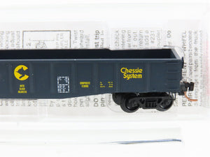 N Scale Micro-Trains MTL 105070 WM Chessie System 50' Fixed End Gondola #58004