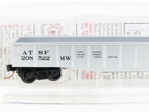 N Scale Micro-Trains MTL 105060 ATSF Santa Fe MoW 50' Fixed End Gondola #208522
