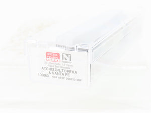 N Scale Micro-Trains MTL 105060 ATSF Santa Fe MoW 50' Fixed End Gondola #208522