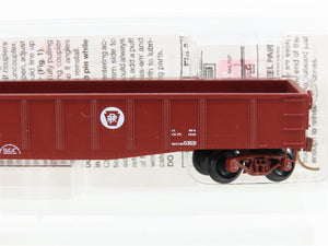 N Scale Micro-Trains MTL 105020 PRR Pennsylvania 50' Fixed End Gondola #376611