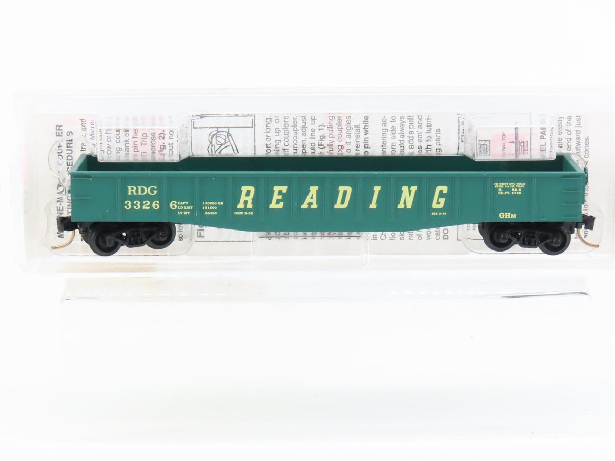 N Scale Micro-Trains MTL 105010 RDG Reading 50&#39; Fixed End Steel Gondola #33266