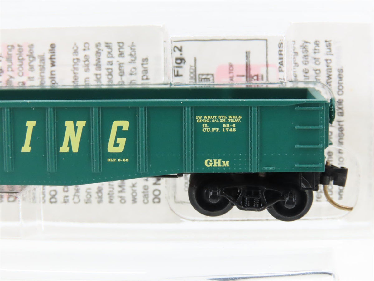 N Scale Micro-Trains MTL 105010 RDG Reading 50&#39; Fixed End Steel Gondola #33266