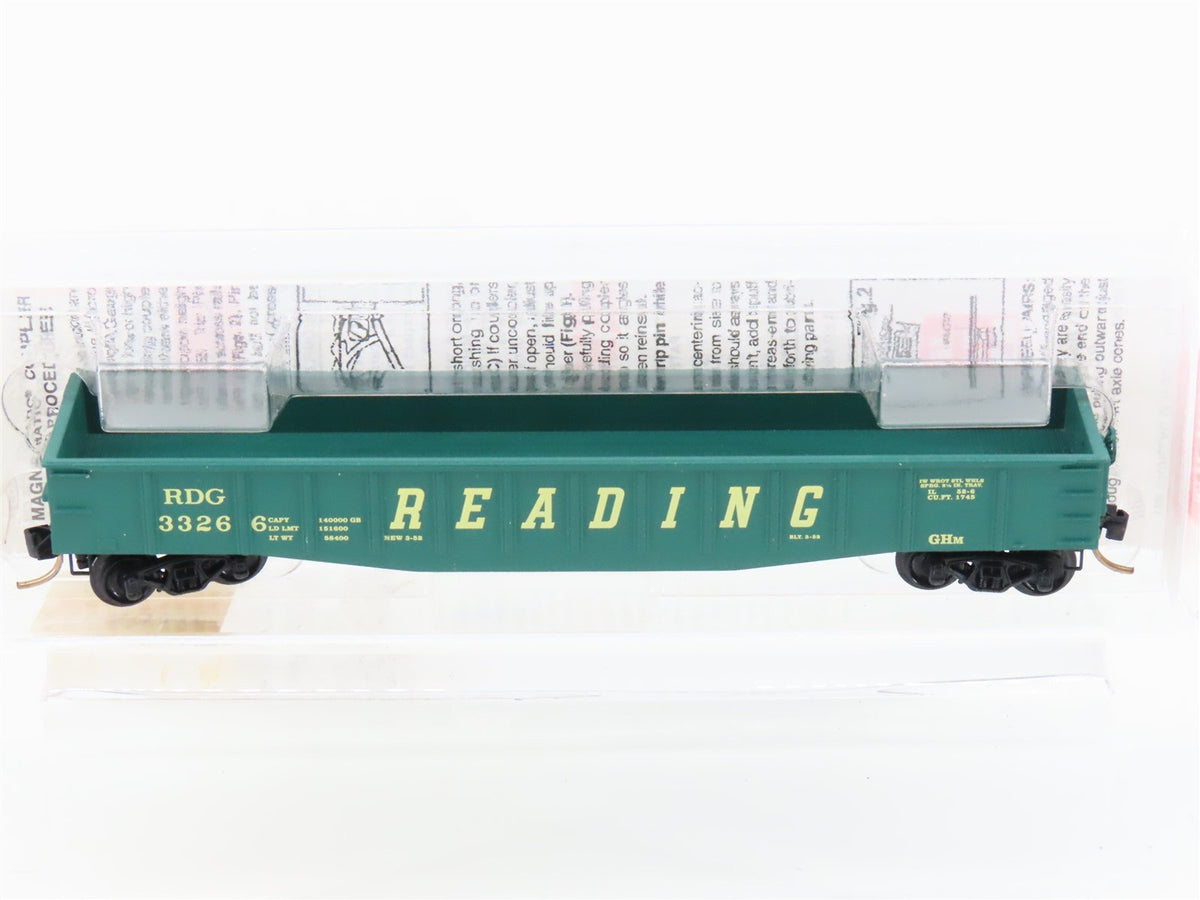 N Scale Micro-Trains MTL 105010 RDG Reading 50&#39; Fixed End Steel Gondola #33266