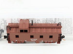 N Scale Micro-Trains MTL 100180 ATSF Santa Fe Offset Cupola Steel Caboose #2216
