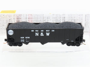 N Micro-Trains MTL 108010 N&W Norfolk & Western 3-Bay Hopper #92748 w/ Load