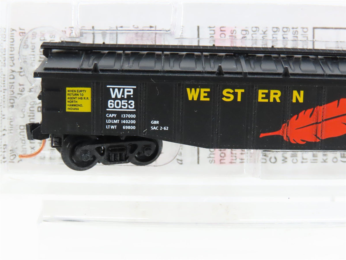 N Micro-Trains MTL 106220 WP Western Pacific &quot;Feather&quot; 50&#39; Covered Gondola #6053