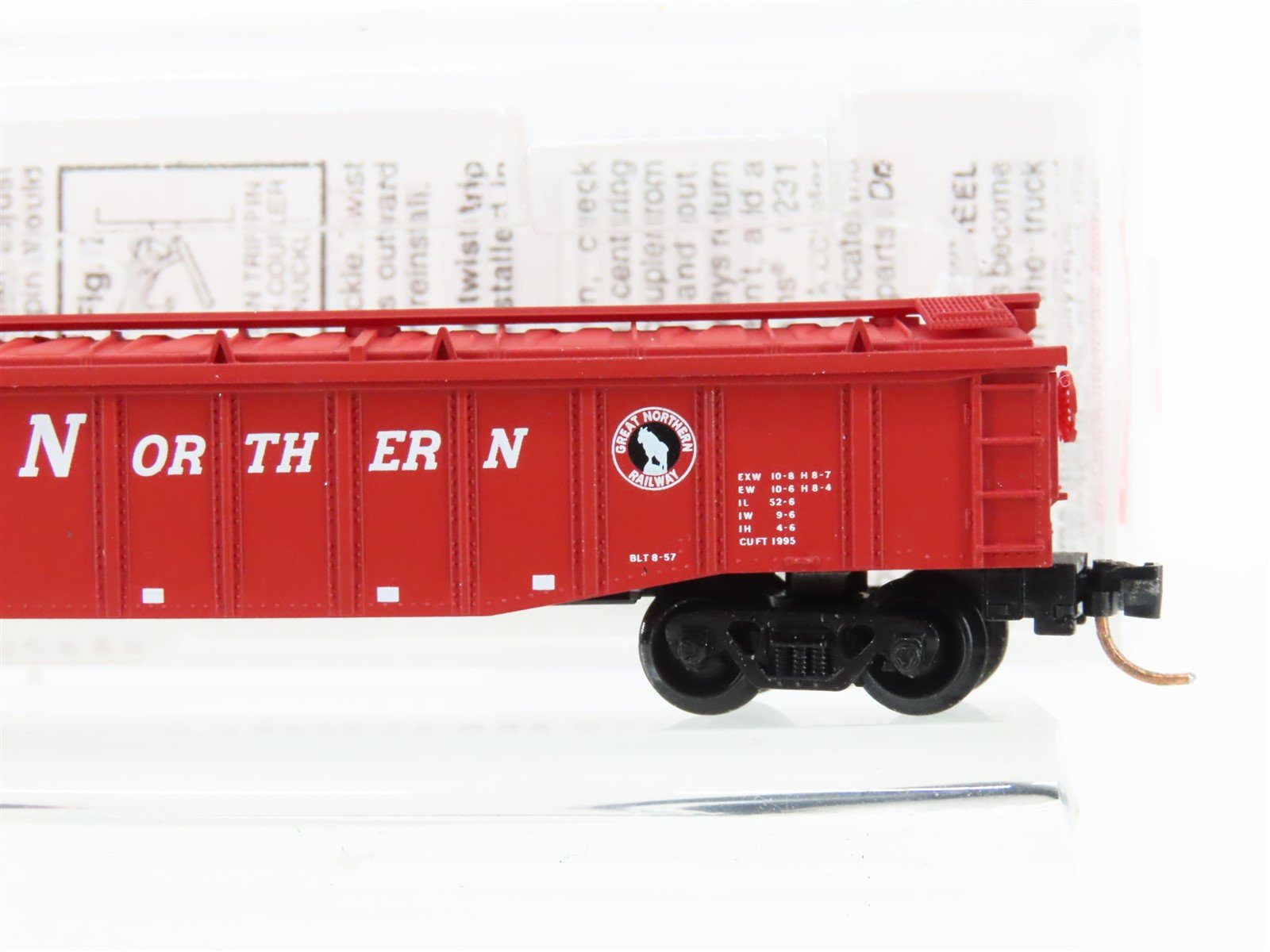 N Scale Micro-Trains MTL 106210 GN Great Northern 50' Covered Gondola #73818