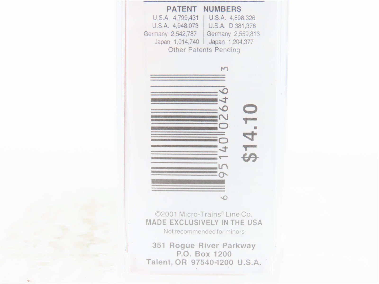 N Scale Micro-Trains MTL 106210 GN Great Northern 50' Covered Gondola #73818