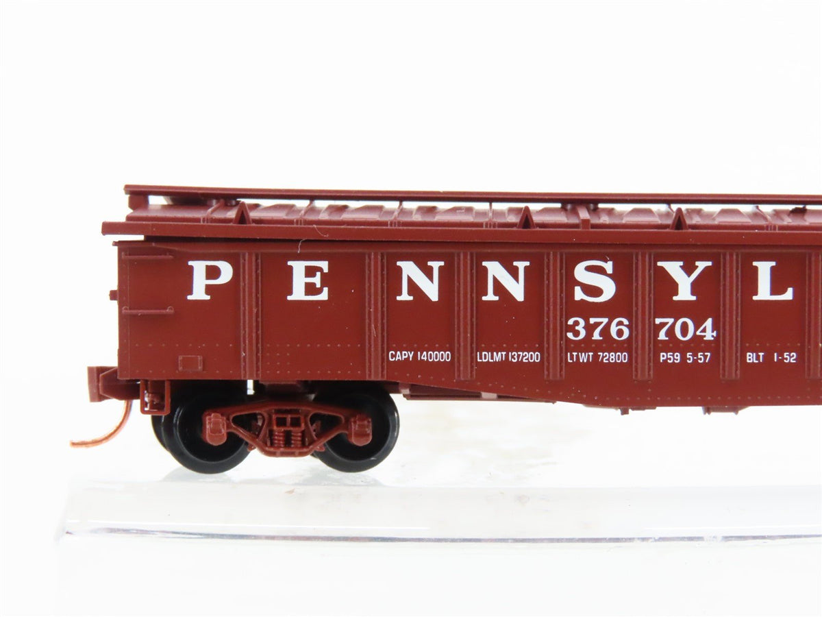 N Scale Micro-Trains MTL 106080 PRR Pennsylvania 50&#39; Covered Gondola #376704