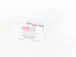 N Scale Micro-Trains MTL 106080 PRR Pennsylvania 50' Covered Gondola #376704