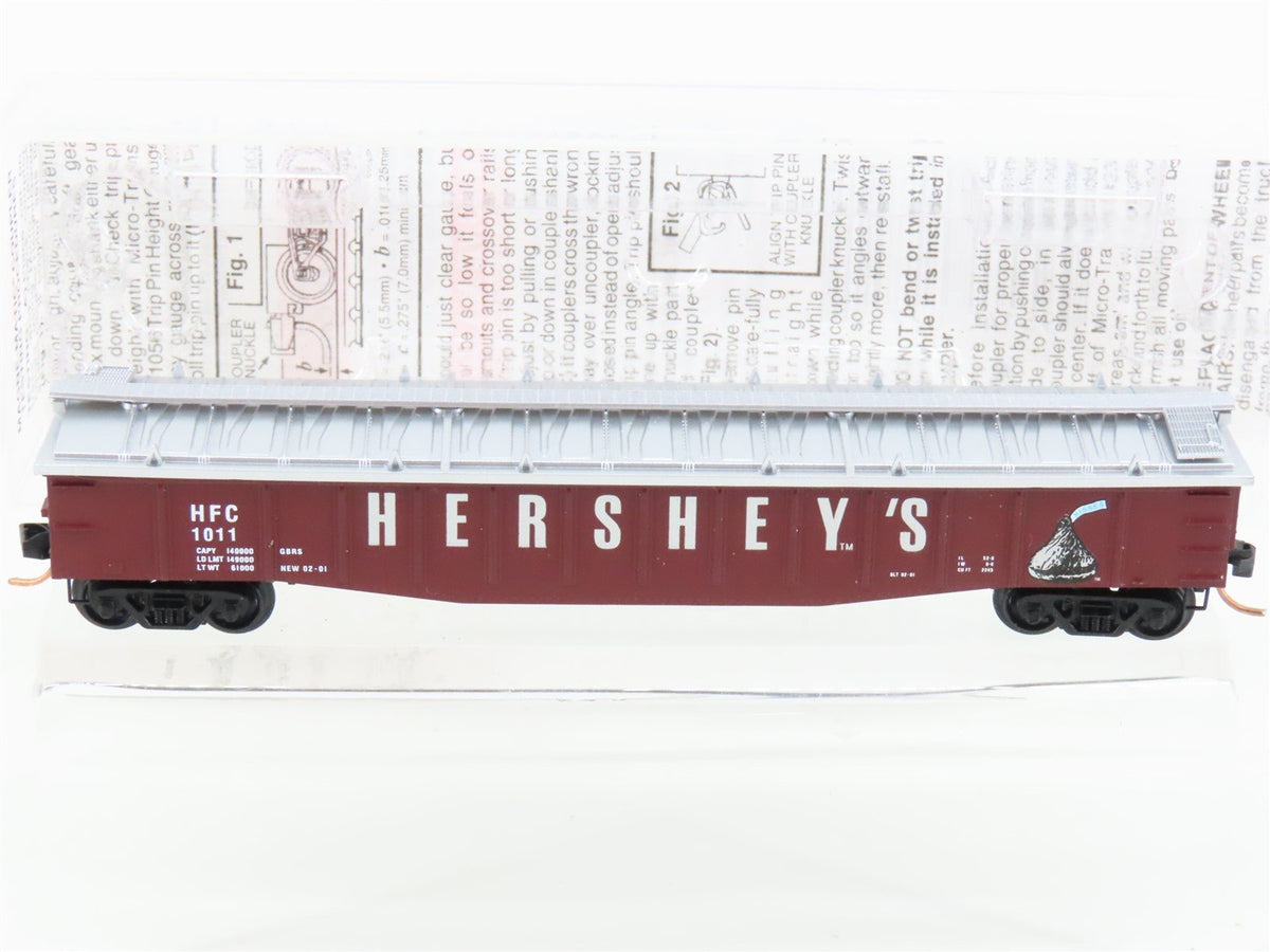 N Scale Micro-Trains MTL 106060 HFC Hershey&#39;s Kisses 50&#39; Covered Gondola #1011