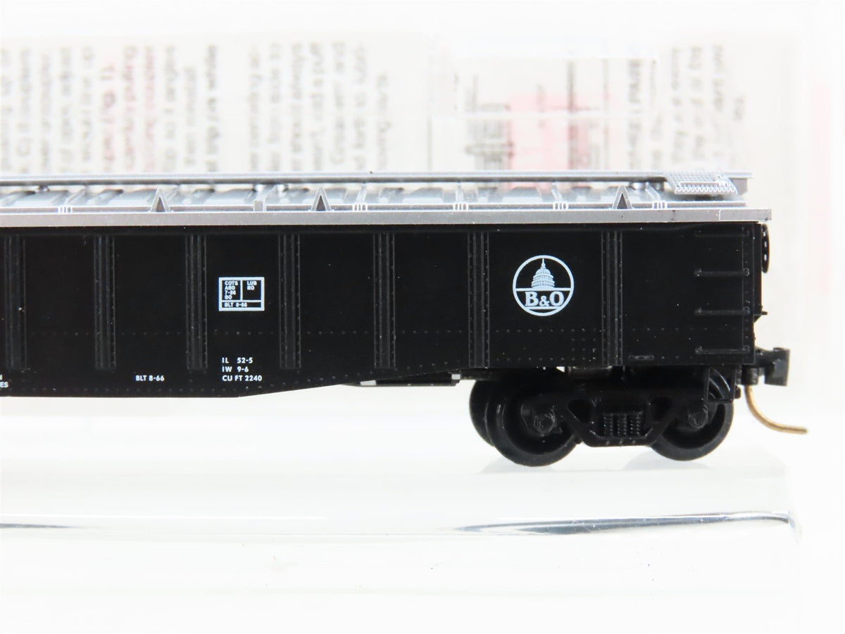 N Scale Micro-Trains MTL 106040 B&amp;O Baltimore &amp; Ohio 50&#39; Covered Gondola #362506